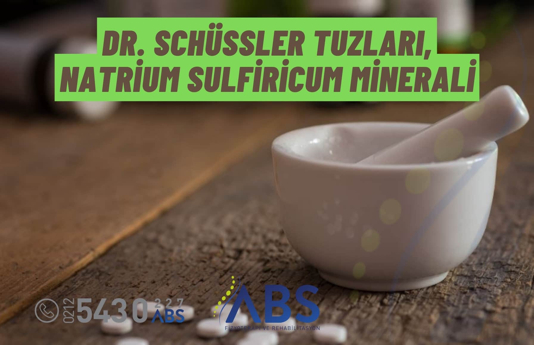 Dr. Schüssler Tuzları, Natrium Sulfiricum Minerali
