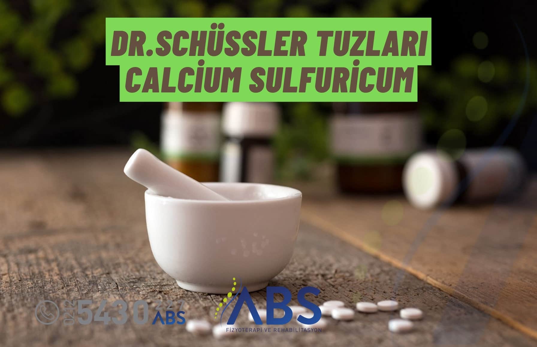 Dr.Schüssler Tuzları Calcium Sulfuricum