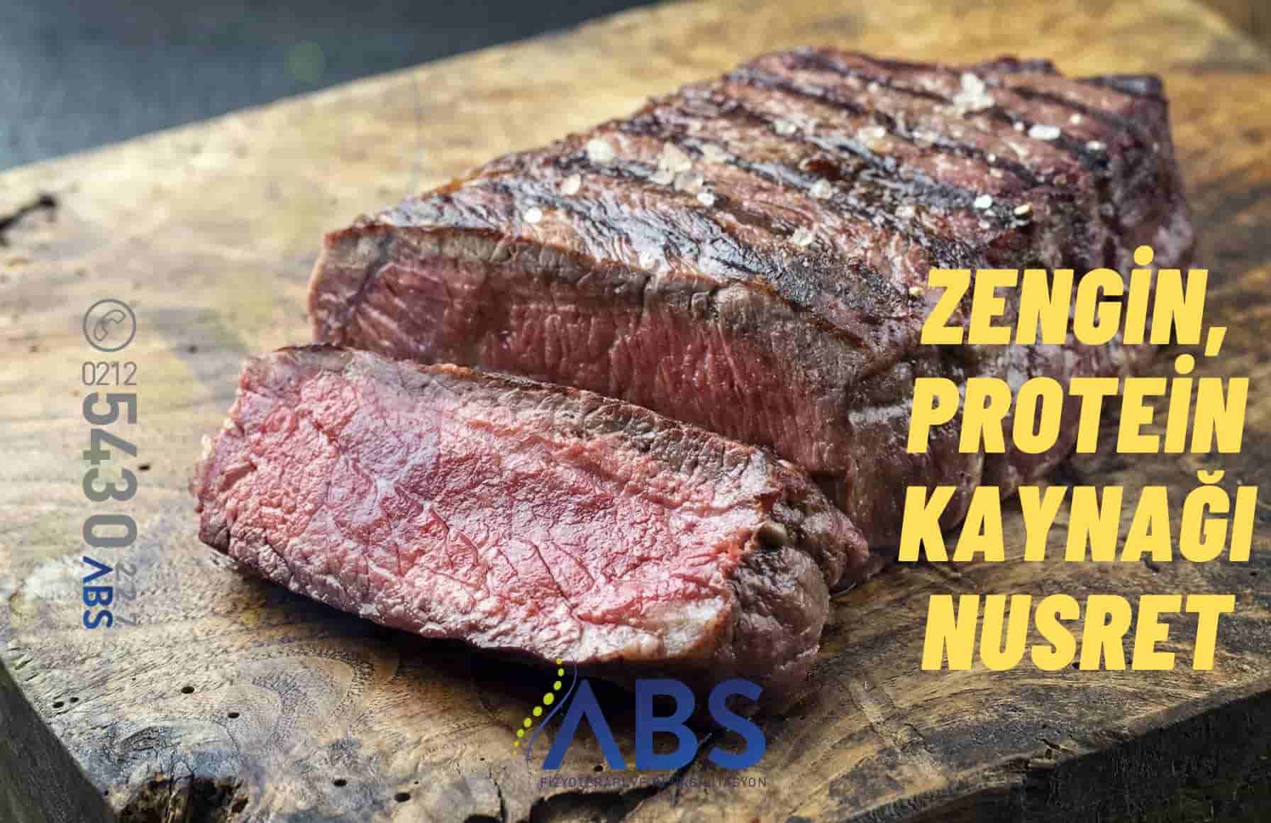 Zengin, protein kaynağı NusrEt